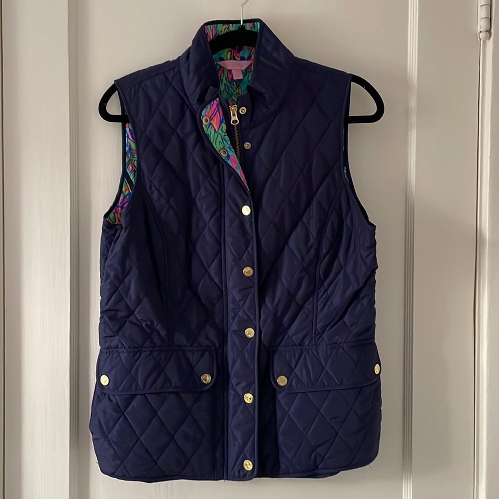 Lilly Pulitzer navy vest
